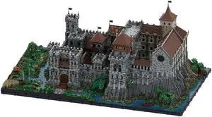 ZITIANYOUBUILD MOC-131299 Huge Medieval Castle with 51 Modules & Interior 112644 Parts