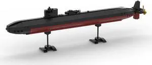 ZITIANYOUBUILD Custom MOC-178041 Los Angeles Nuclear Submarine Building Block Set 306 Parts