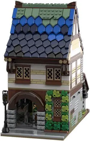 ZITIANYOUBUILD MOC-106058 Medieval Armory with Interior Modular Building for Castle 1481 Parts