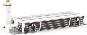 ZITIANYOUBUILD MOC-111724 Modular Regional Airport Regional Airport Terminal 5232 Parts