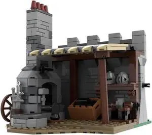 ZITIANYOUBUILD Custom MOC-83224 Medieval Modular Blacksmith 306 Parts Kids Gift for Christmas