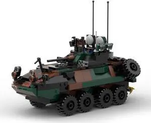 ZITIANYOUBUILD Custom moc-126469 LAV-25 Infantry Fighting Vehicle Model 476 Parts Kids Gift