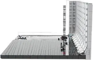 ZITIANYOUBUILD C5263 Hang-bays Diorama with a Cargo Elevator Shaft from Movie 5403 Parts