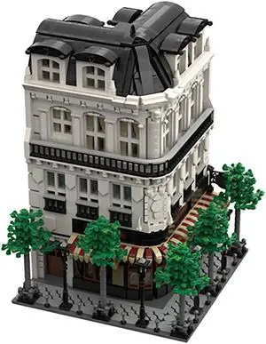ZITIANYOUBUILD C4278 Modular Corner Building with Bakery and Photo Studio 4204 Parts