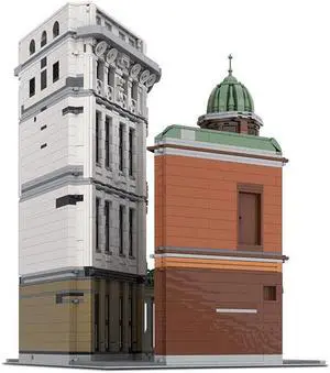 ZITIANYOUBUILD Flatiron Building MOC-185075 with Interior Building Toys Set 4049 Parts