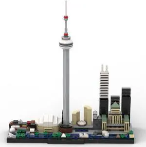 ZITIANYOUBUILD MOC-156914 Toronto - City Architecture Skyline Model Building Toys Set 429 Parts