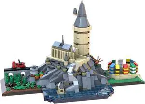 ZITIANYOUBUILD C4724 Architecture Skyline Micro Design with Castle from Movie 627 Parts
