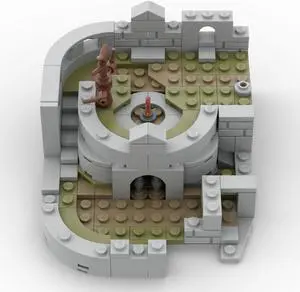 ZITIANYOUBUILD MOC-124999 Micro Firelink Shrine Player's First Destination in Game 203 Parts