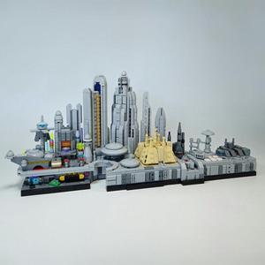 ZITIANYOUBUILD MOC-159740 Architecture Skyline with 16 Unique Locations from Movie 1724 Parts