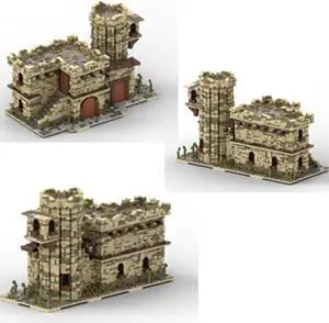 ZITIANYOUBUILD MOC-158420 Arabic-style House Model Modular Building Toys Set 2639 Parts