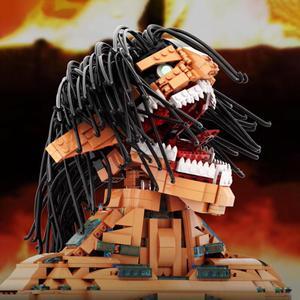 ZITIANYOUBUILD C9568 Eren Bust Model Building Toys Set from TV Series 983 Parts for Adults
