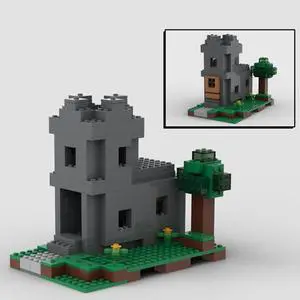 ZITIANYOUBUILD MOC-62749 Classic Church Model from 2011 Sandbox Game 262 Parts