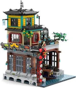 ZITIANYOUBUILD MOC-158544 Building Expansion for Set 70620 / 70657 / 71741 / 71799 3239 Parts