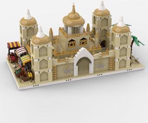 ZITIANYOUBUILD C5352 Modular Palace Desert Village Model Building Toys Set 3126 Parts