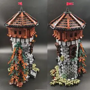 ZITIANYOUBUILD MOC-124071 Medieval Castle Tower Modular Building for Collection 2449 Parts