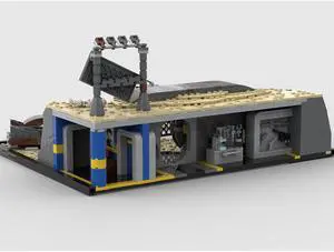 ZITIANYOUBUILD MOC-104229 Nuclear Shelter with Full interior from Video Game 1630 Parts