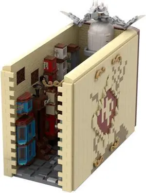 ZITIANYOUBUILD C4991 Shopping Area Book from Movie Building Toys Set 2986 Parts Gift