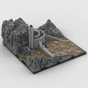 ZITIANYOUBUILD MOC-154661 Battle of Helm's Deep Microscale Iconic Sscene 3127 Parts