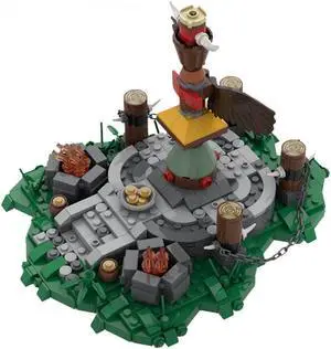 ZITIANYOUBUILD MOC-57476 Totem in Game Architecture Building Toys Set for Adults 447 Parts