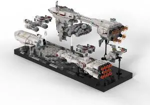 ZITIANYOUBUILD MOC-71664 Micro Diorama EPISODE 5 : Last Scene REBEL FLEET 2003 Parts Gift