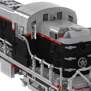 ZITIANYOUBUILD C5118Y01 Black Train 1:38 Scale with Highly Detailed Cab Interior 2272 Parts