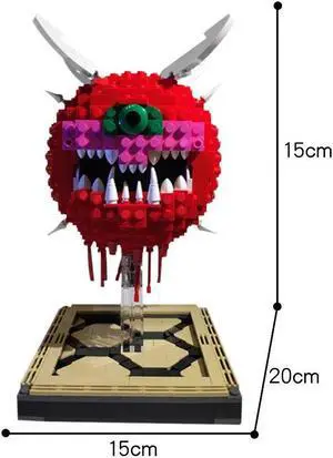 ZITIANYOUBUILD C5277 One-eyed Monster Mascot of the First Classic Video Game 517 Parts