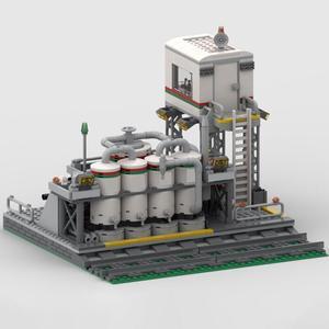 ZITIANYOUBUILD MOC-127086 Transfer Station with Storage Tanks & Elevated Control Room 611 Parts