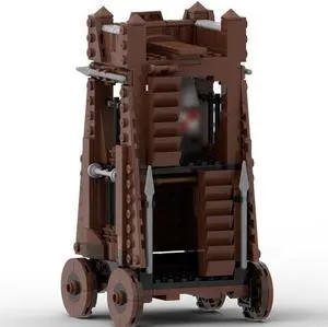 ZITIANYOUBUILD MOC-153209 Medieval Siege Tower Model for Medieval Castle 355 Parts