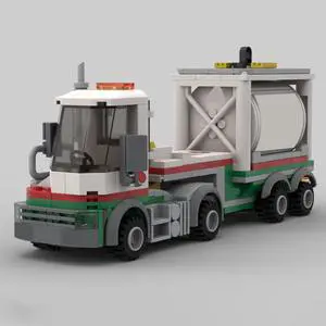 ZITIANYOUBUILD MOC-141164 Terminal Tractor Model Building Toys Set for Castle 299 Parts