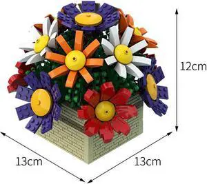 ZITIANYOUBUILD C7158 Colorful Flowers for Mother's Day Birthday Anniversary 699 Parts