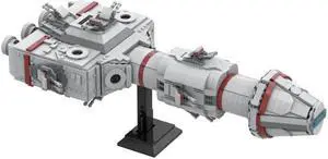 ZITIANYOUBUILD C7718 DP-20 Frigate Ship Model with Display Stand Building Toys 1313 Parts