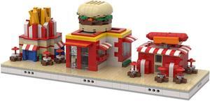 ZITIANYOUBUILD C5020 Modular Building Mini Restaurant Model in the Zoo 1440 Parts