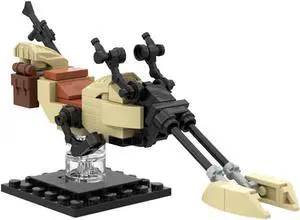 ZITIANYOUBUILD Custom MOC: MOC-6831 Speeder Bike B-r-i-c-k-headz Model from Film