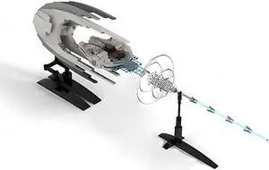 ZITIANYOUBUILD MOC-144468 Movie Scene Diorama with Micro Ship and Hyper Speed Effect 339 Parts