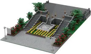 ZITIANYOUBUILD C4717 Castle Stand / Base for Set Castle (71040) Building Kit 3972 Parts