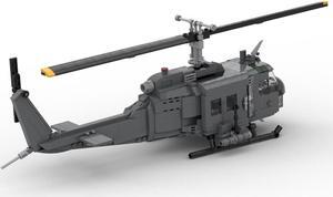 ZITIANYOUBUILD MOC-93333 Utility Military Helicopter First Turbine-powered Helicopter 722 Parts
