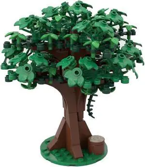 ZITIANYOUBUILD Custom MOC-79007 Medieval Theme Design Style Medieval Green Tree Model 183 Parts