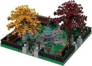 ZITIANYOUBUILD C4718 Modular Park Model Building Toys Set for Collection 1427 Parts