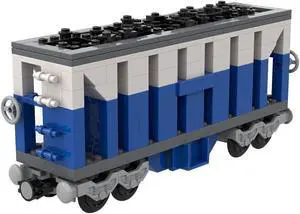 ZITIANYOUBUILD Custom MOC-87473 4-Axle Coal Train Carriage 322 Parts Kids Gift for Christmas