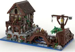 ZITIANYOUBUILD MOC-160014 General Store and Shipyard with Tavern for Pirates Series 8994 Parts