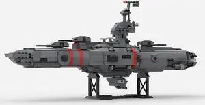 ZITIANYOUBUILD C5536 Space Cruiser Ship with Display Stand Buiding Toys Set 978 Parts