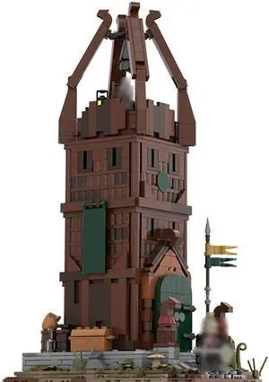 ZITIANYOUBUILD MOC-137941 Watchtower Minifig Scale from Movie 8.2 x 7.6 x 13.3 Inches 987 Parts