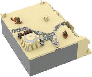 ZITIANYOUBUILD C5985 Modular Secret Base on Tatooine Model Building Toys 7325 Parts