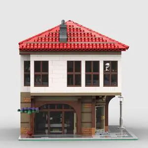 ZITIANYOUBUILD MOC-109388 Antique Shop with Traditional House Modular Building 3439 Parts