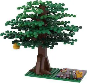 ZITIANYOUBUILD Custom MOC-78829 Summer Tree Model Toys 171 Parts Kids Gift for Christmas