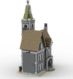 ZITIANYOUBUILD MOC-151435 Gothic Style Haunted House Manor Model with Full Interior 1082 Parts