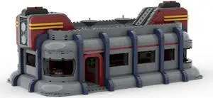 ZITIANYOUBUILD C5585 Diner Restaurant with Interior from Movie Episode II 1826 Parts