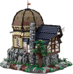 ZITIANYOUBUILD MOC-103641 Medieval Observatory with 360-degree Rotatable Tower 8797 Parts