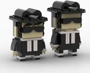 ZITIANYOUBUILD MOC-150114 Protagonist and His Blood Brother with Stage and Speaker 349 Parts
