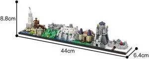 ZITIANYOUBUILD C5584 Westeros Architecture Skyline Model Building Toys Set 767 Parts
